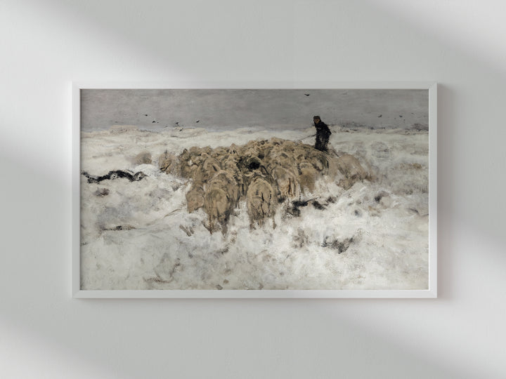 Snowy Flock