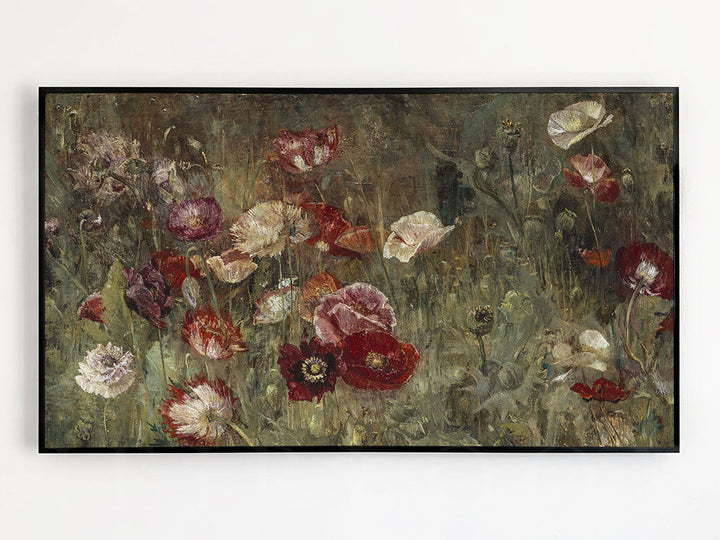 Poppies Frame TV