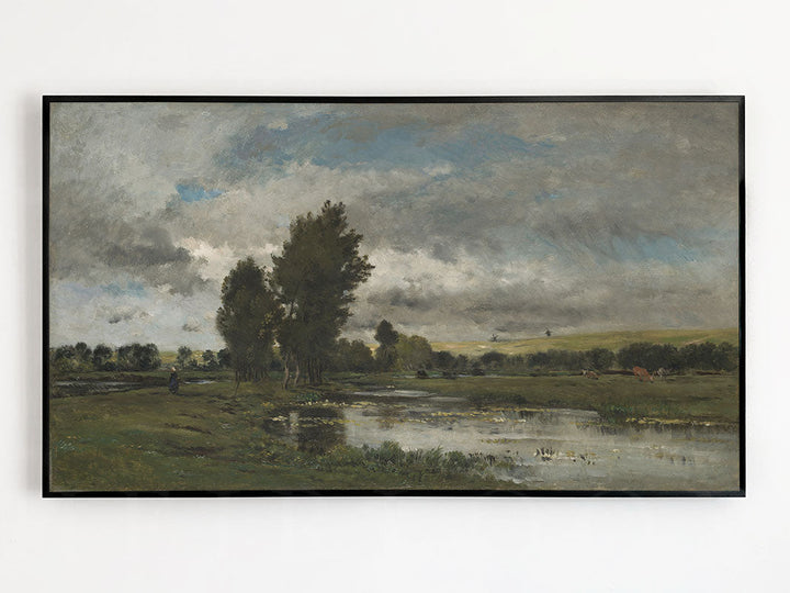 River at Dusk Frame TV